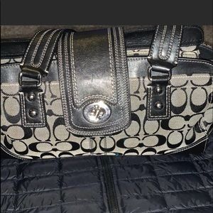 Coach Logo Medium Shoulder Bag